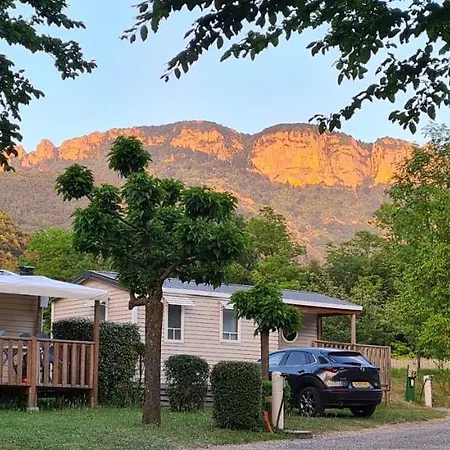 Camping Le Gallo Romain Barbieres Buitenkant foto